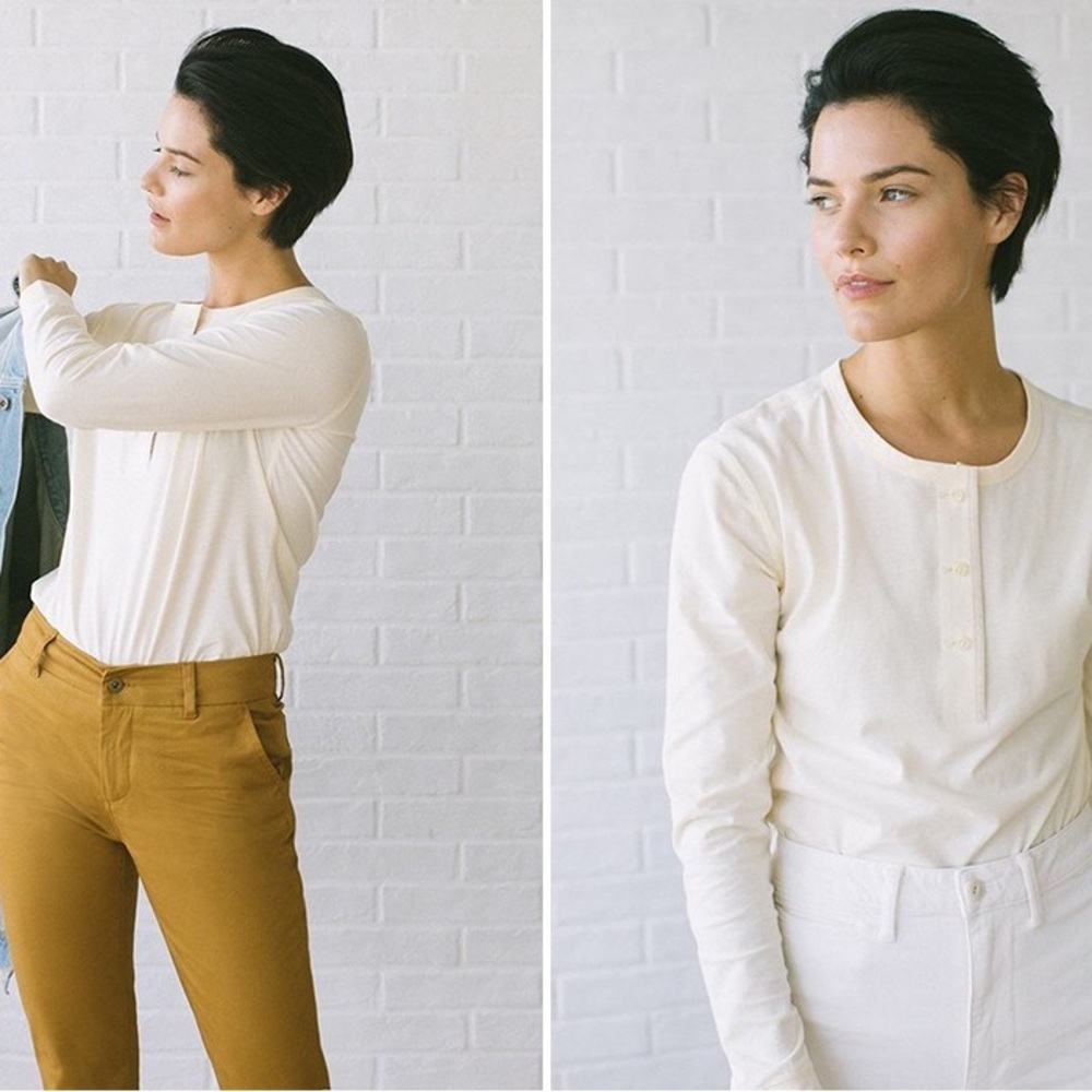 Tradlands Long-Sleeve Sawyer Henley Top